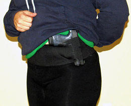 Ambidextrous Belly Band Holster LH